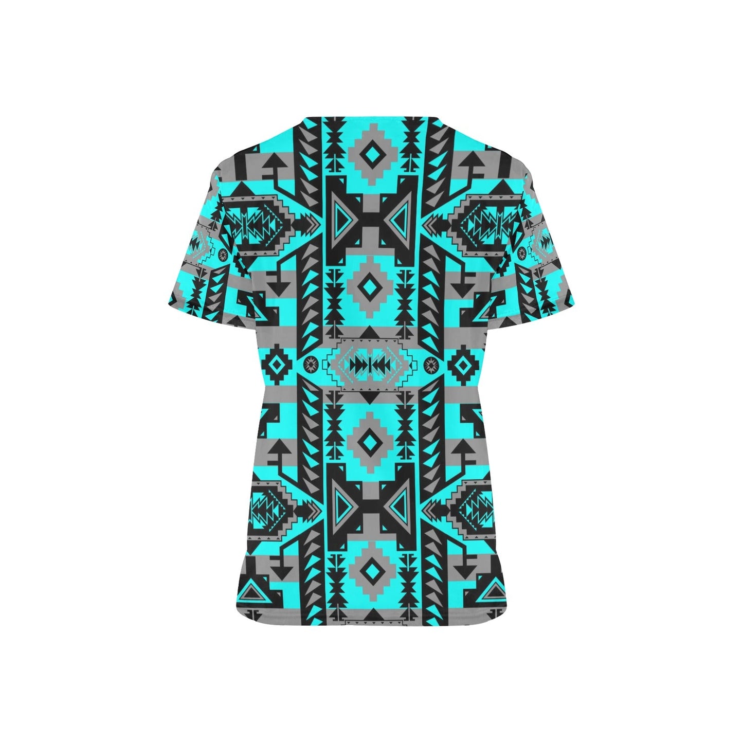 Chiefs Mountain Sky Scrub Top