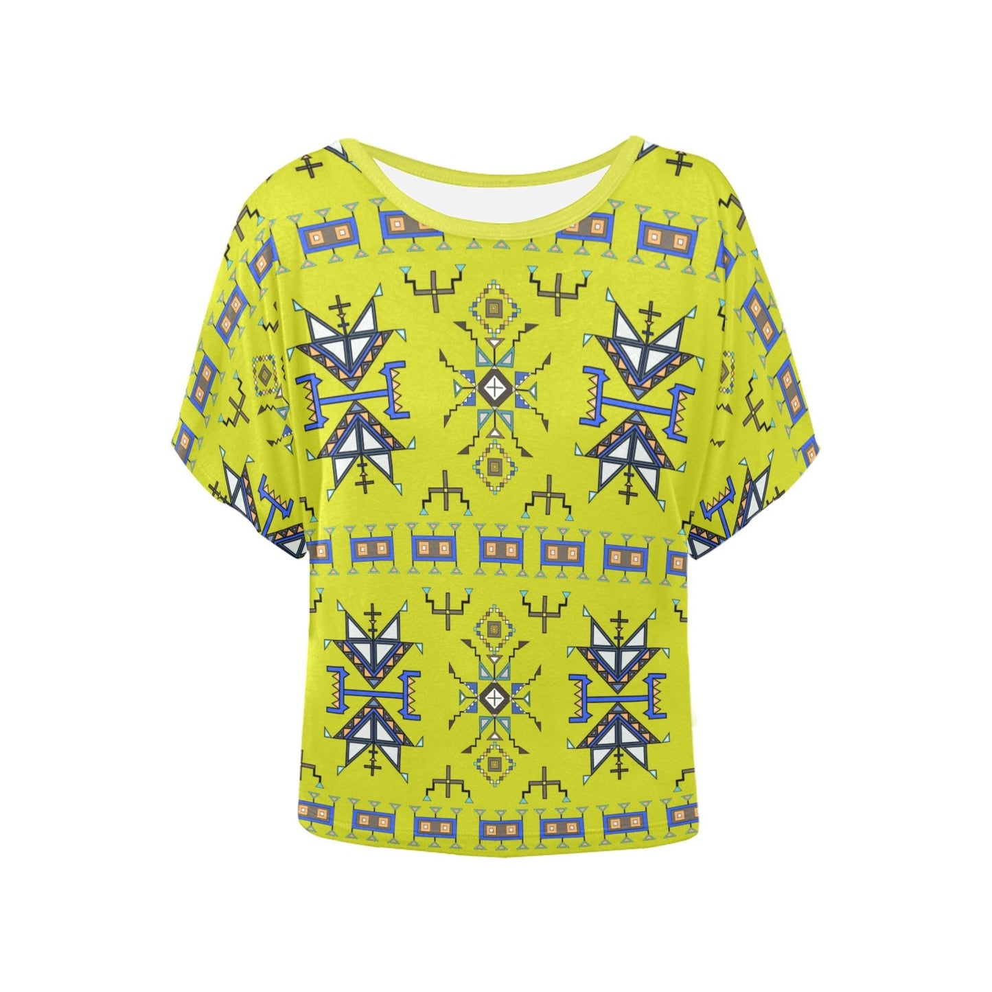 Eagle Strike Lime Women's Batwing-Sleeved Blouse T shirt