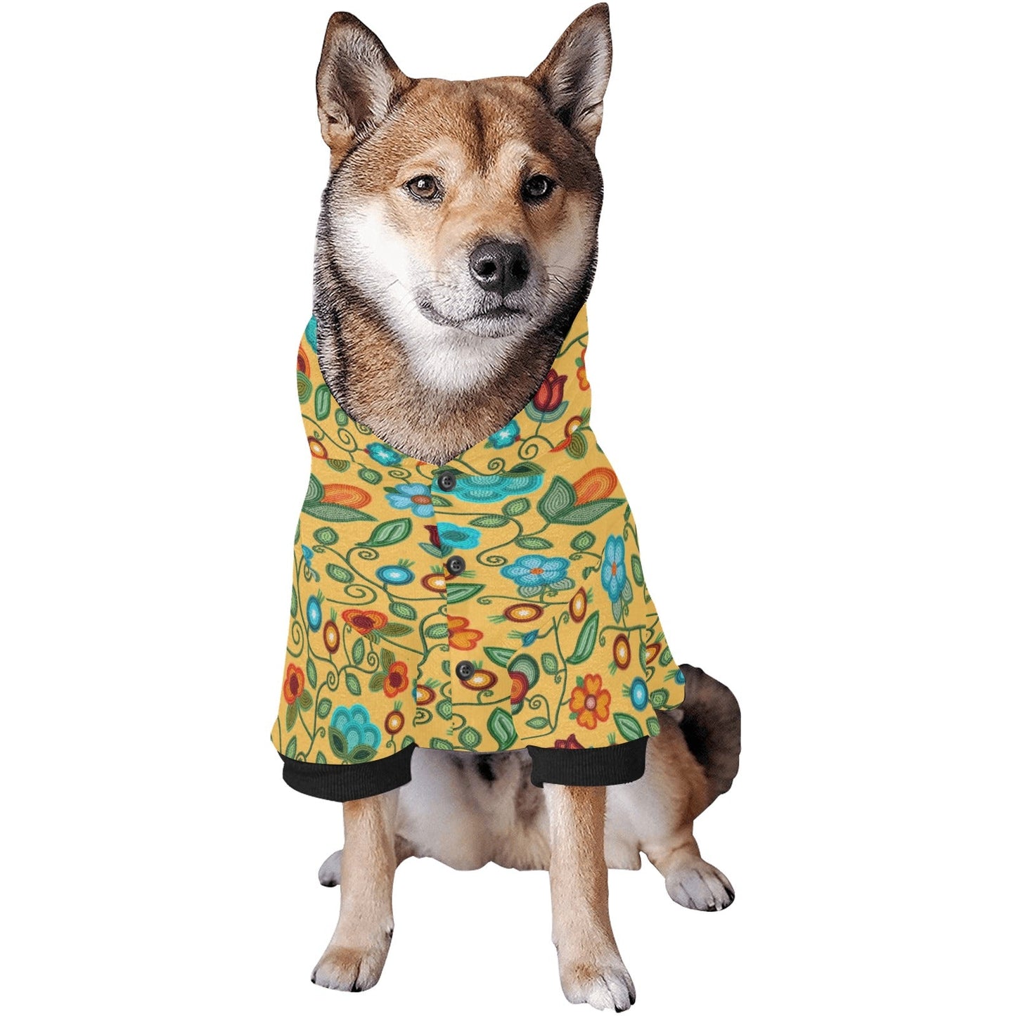 Prairie Fire Petals Honey Pet Hoodie