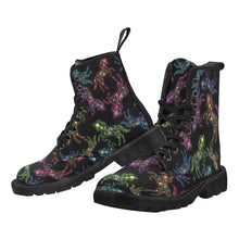 Load image into Gallery viewer, Neon Floral Horses Boots for Men
