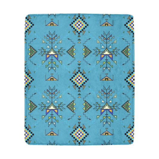 Bear Shield Blue Ultra-Soft Micro Fleece Blanket 50"x60"