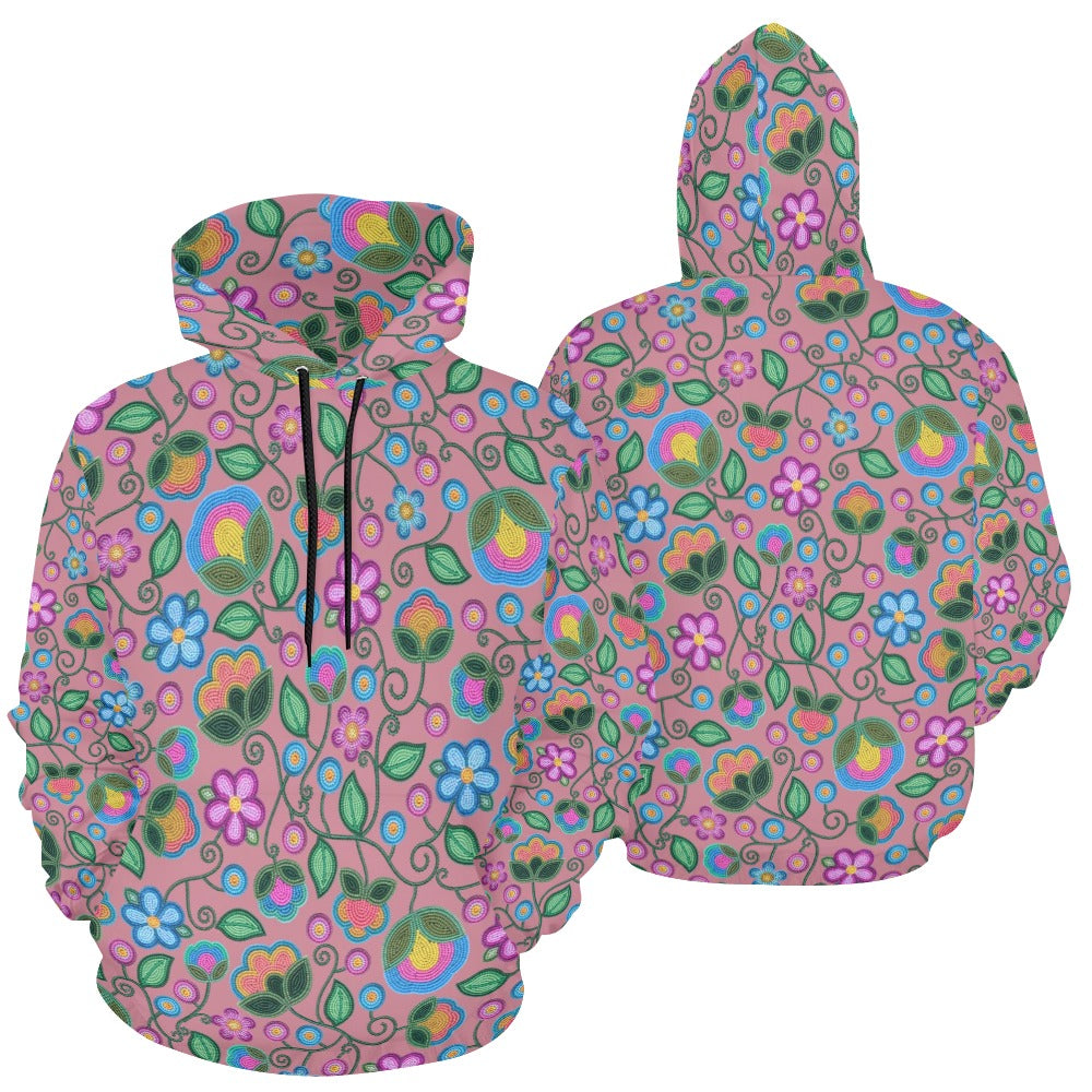 Turquoise Sunbeam Peach Hoodie for Women