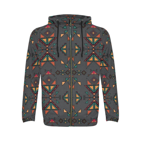Arrow Dawn Gray Zip Hoodie