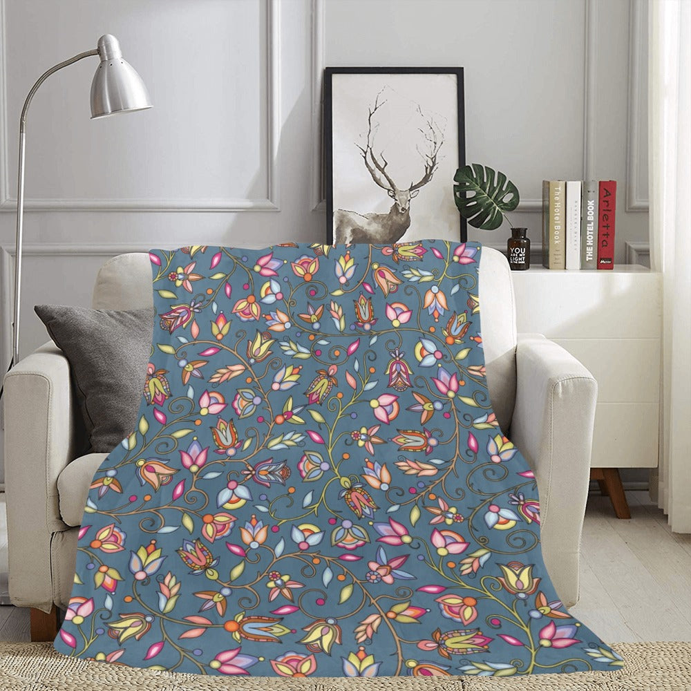 Buffalo Bloom Rainstorm X-Large Micro Fleece Blanket