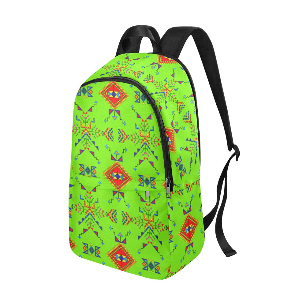 Buffalo Jump Neon Green Backpack