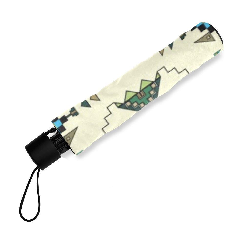 Bear Shield Cream Foldable Umbrella