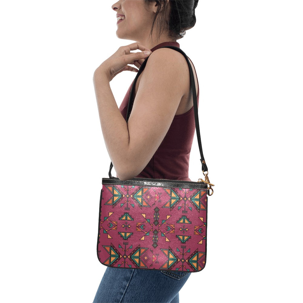 Arrow Dawn Maroon Small Shoulder Bag