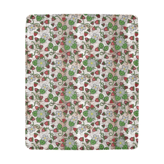 Strawberry Dreams Br Bark Ultra-Soft Micro Fleece Blanket 50"x60"