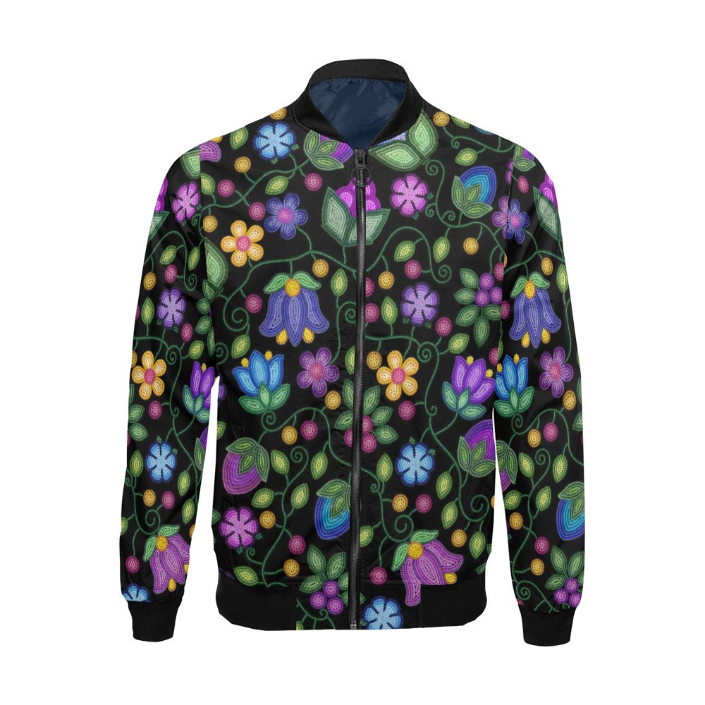 Bloom Uplift Black Bomber Jacket