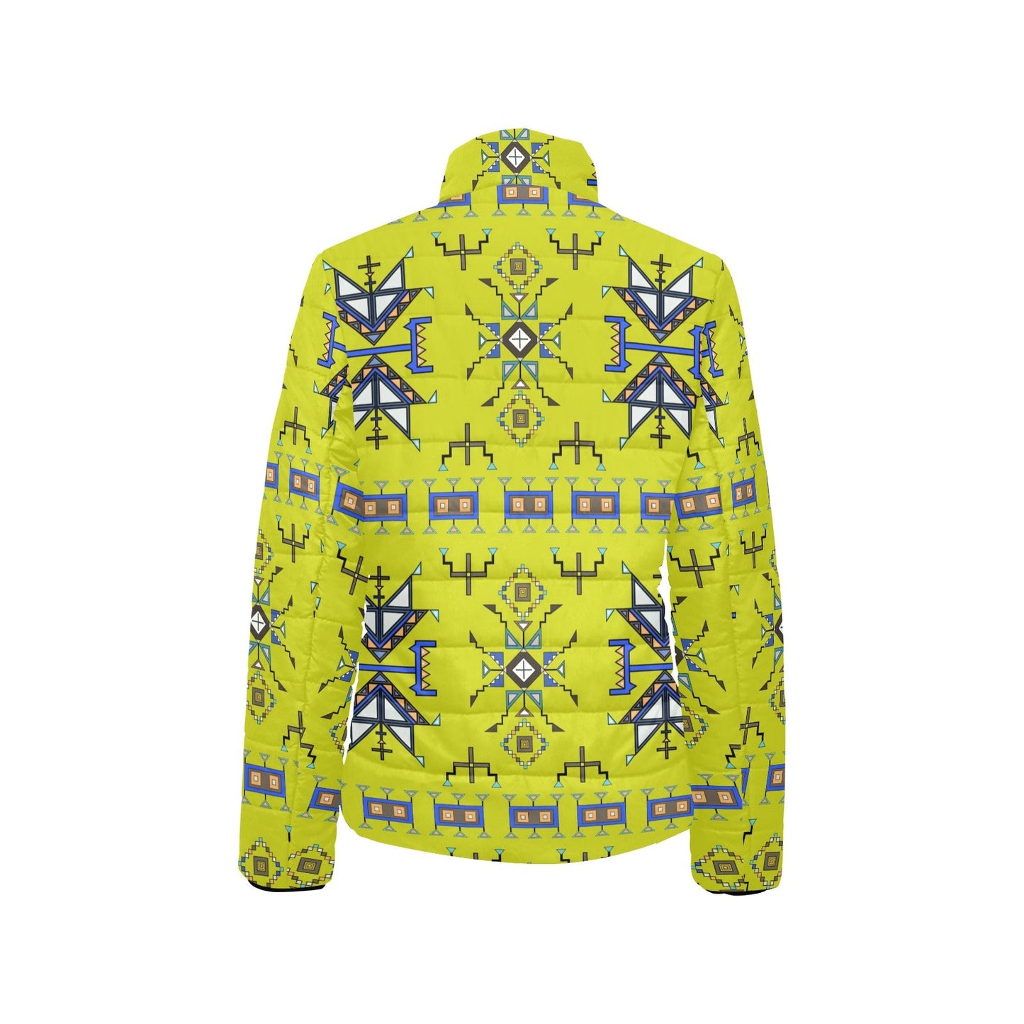 Eagle Strike Lime Women's Stand Collar Padded Jacket