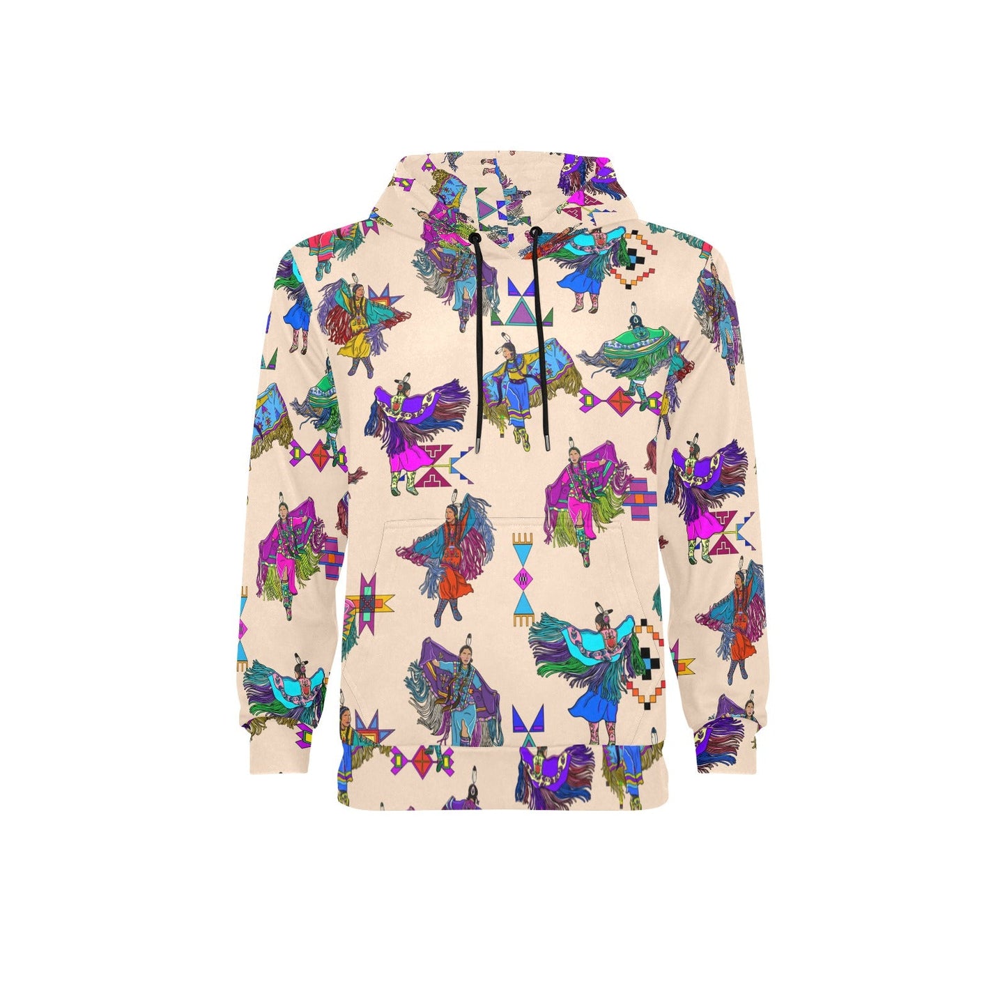 Women's Fancy Dancers Muslin Men's Long Sleeve Fleece Hoodie