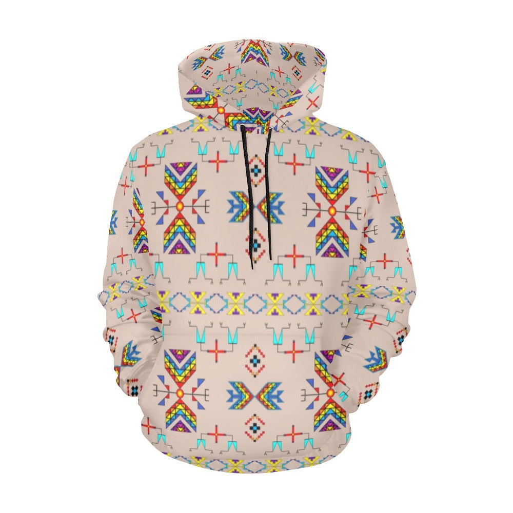 Rainy Chief Rainbow Taupe Hoodie for Men