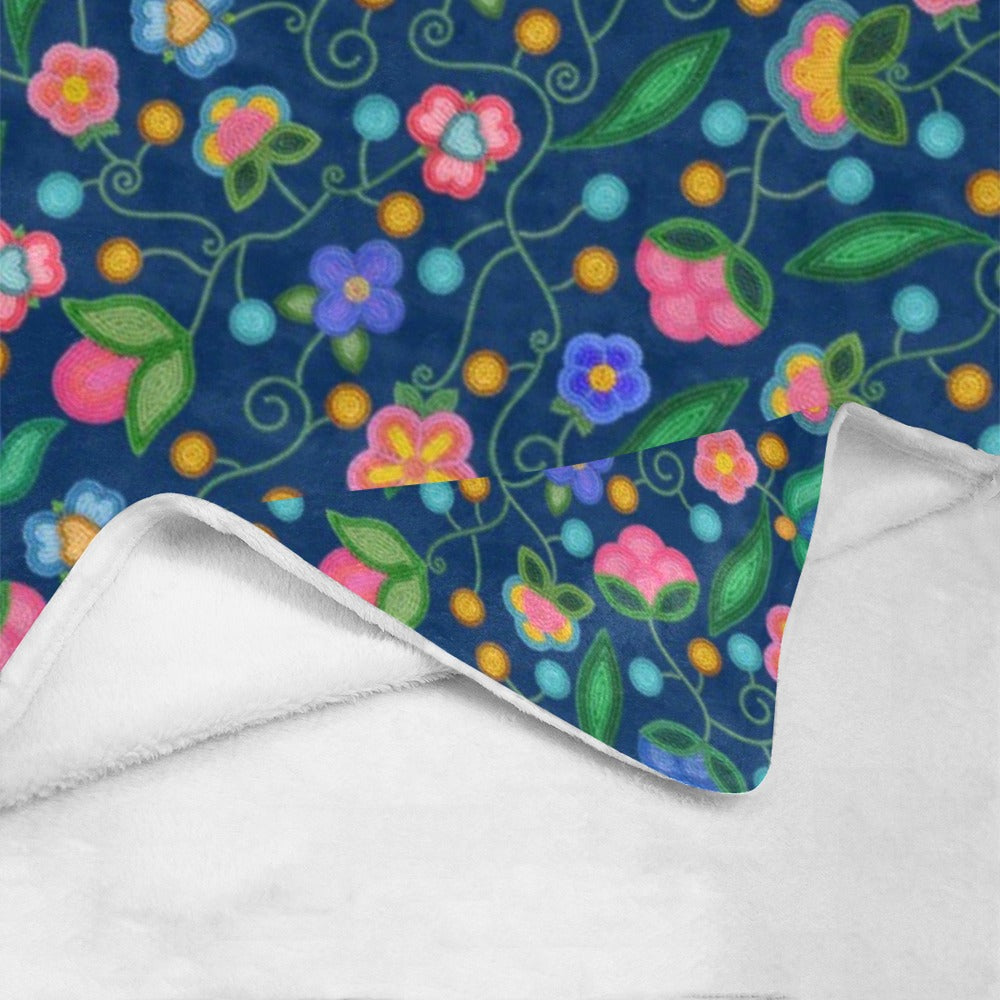 Skyberry Serenade Navy X-Large Micro Fleece Blanket