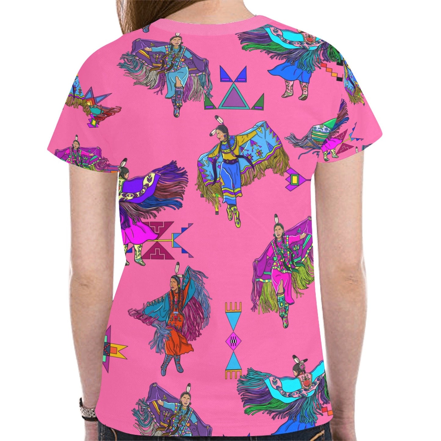 Women's Fancy Dancers Pink Tee