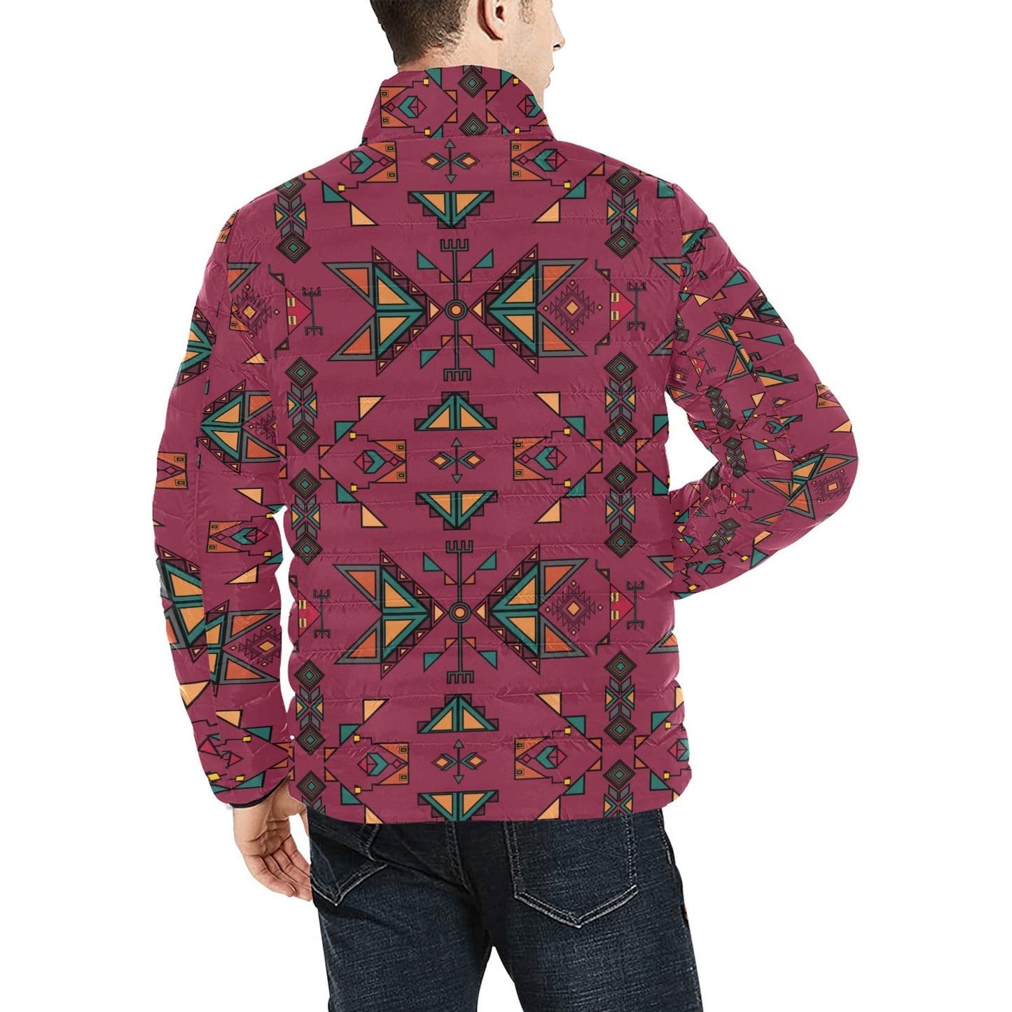 Arrow Dawn Maroon Men's Padded Jacket