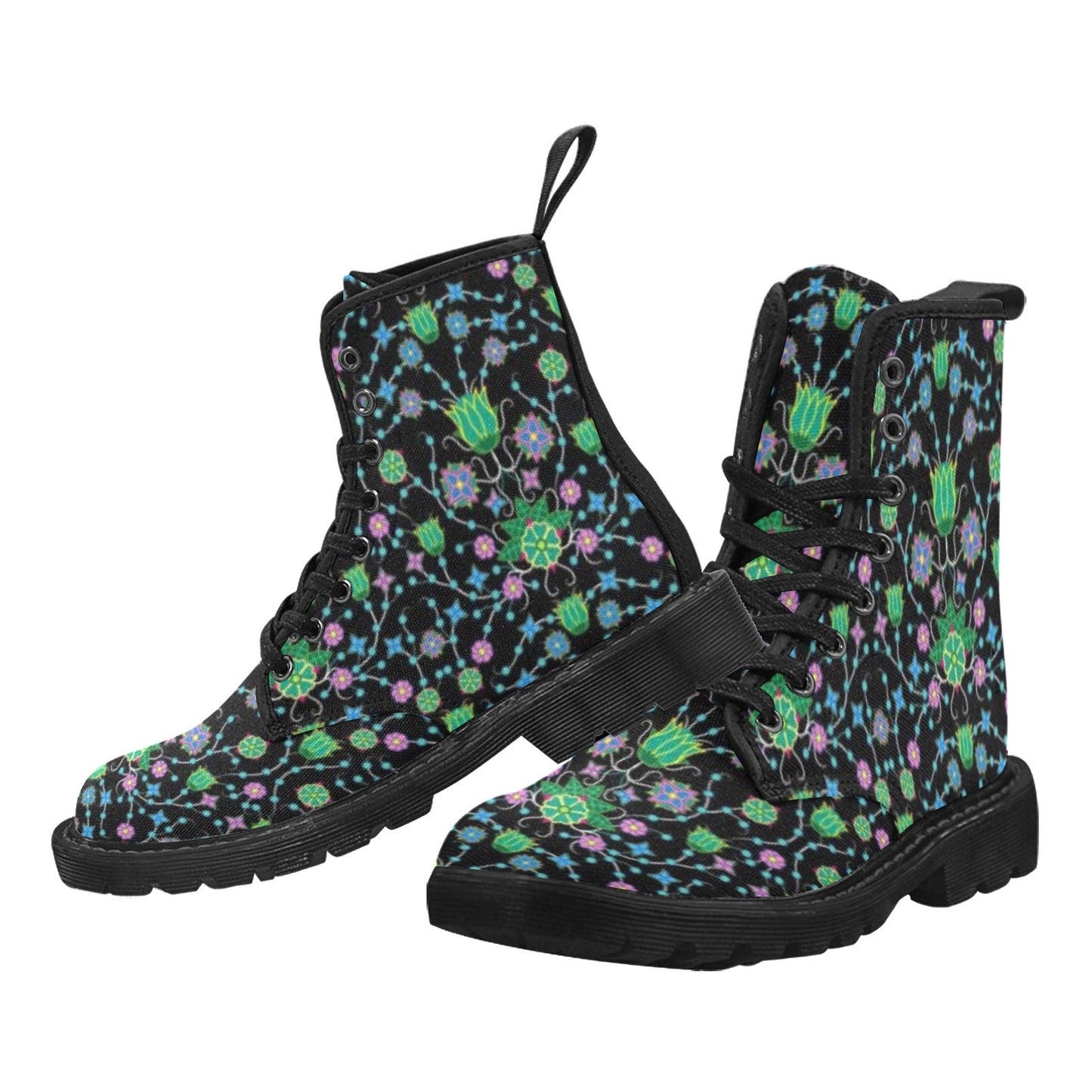 Floral Damask Garden Boots for Men