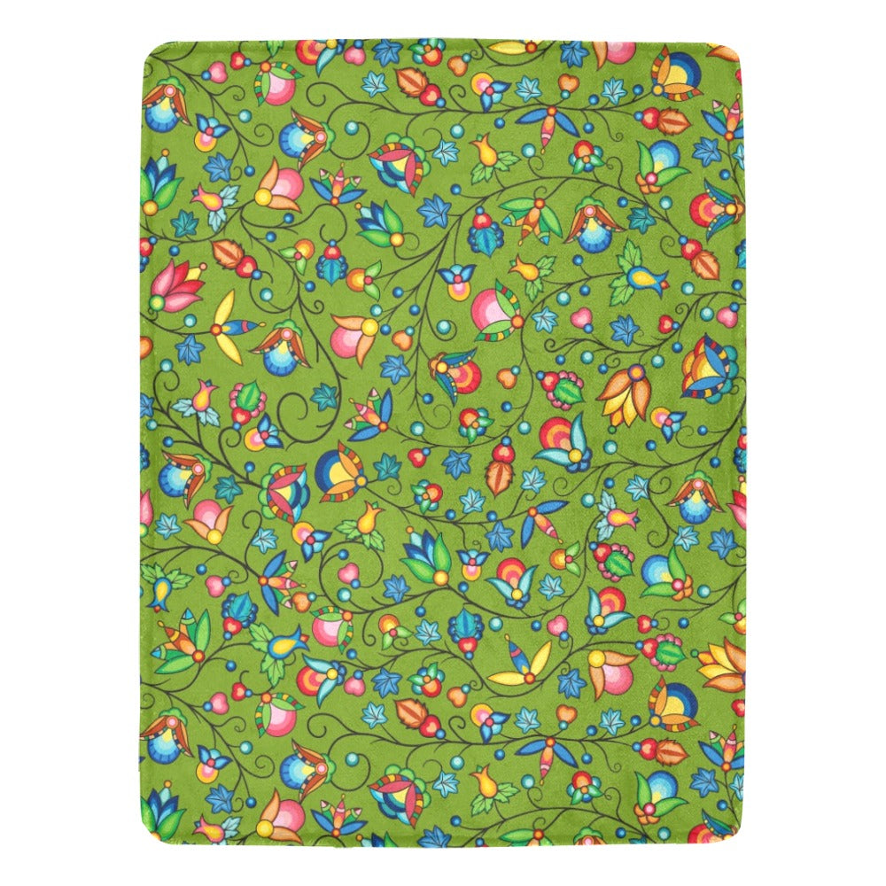Prairie Plains Spirit Sweetgrass X-Large Micro Fleece Blanket