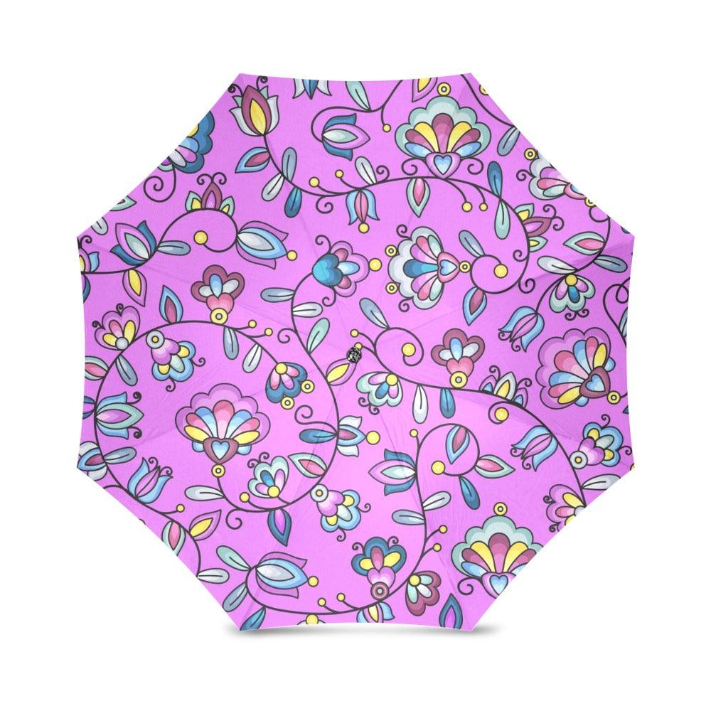Autumn Bundle Blessing Purple Foldable Umbrella