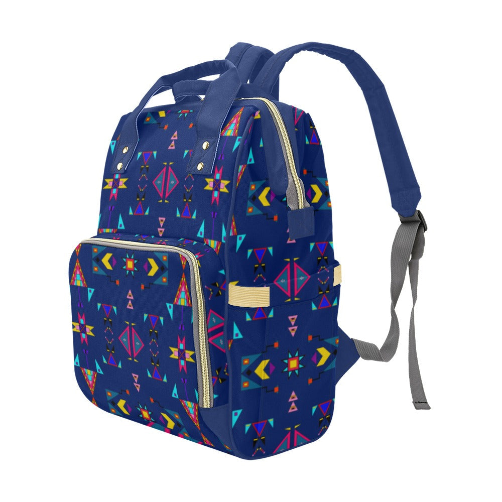 Enemy Territory Dark Navy Multi-Function Diaper Backpack