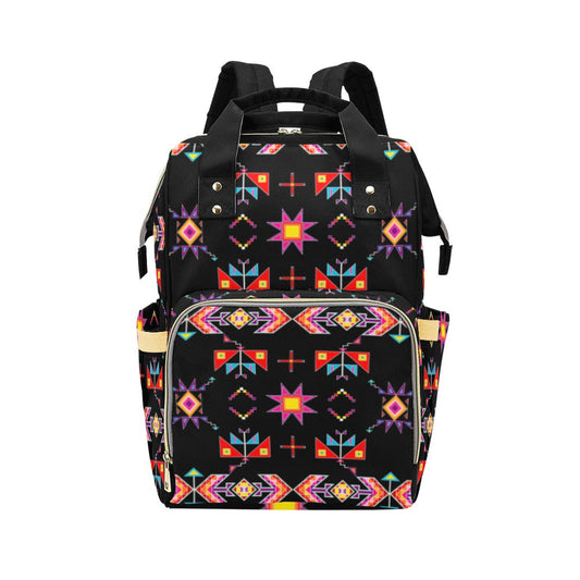 Scattered Generations Black Multi-Function Diaper Backpack