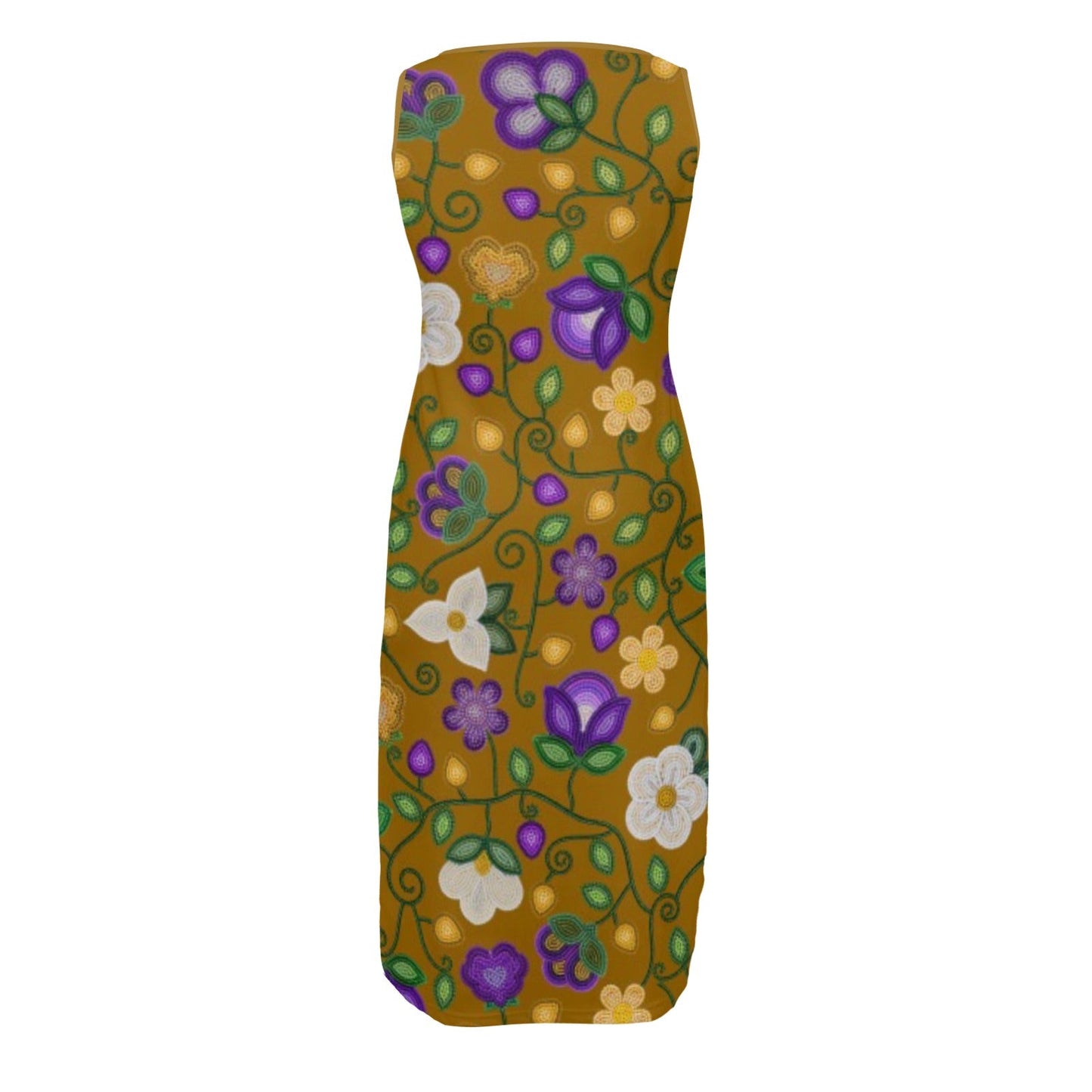 Midnight Moss Bloom Toffee Phaedra Dress