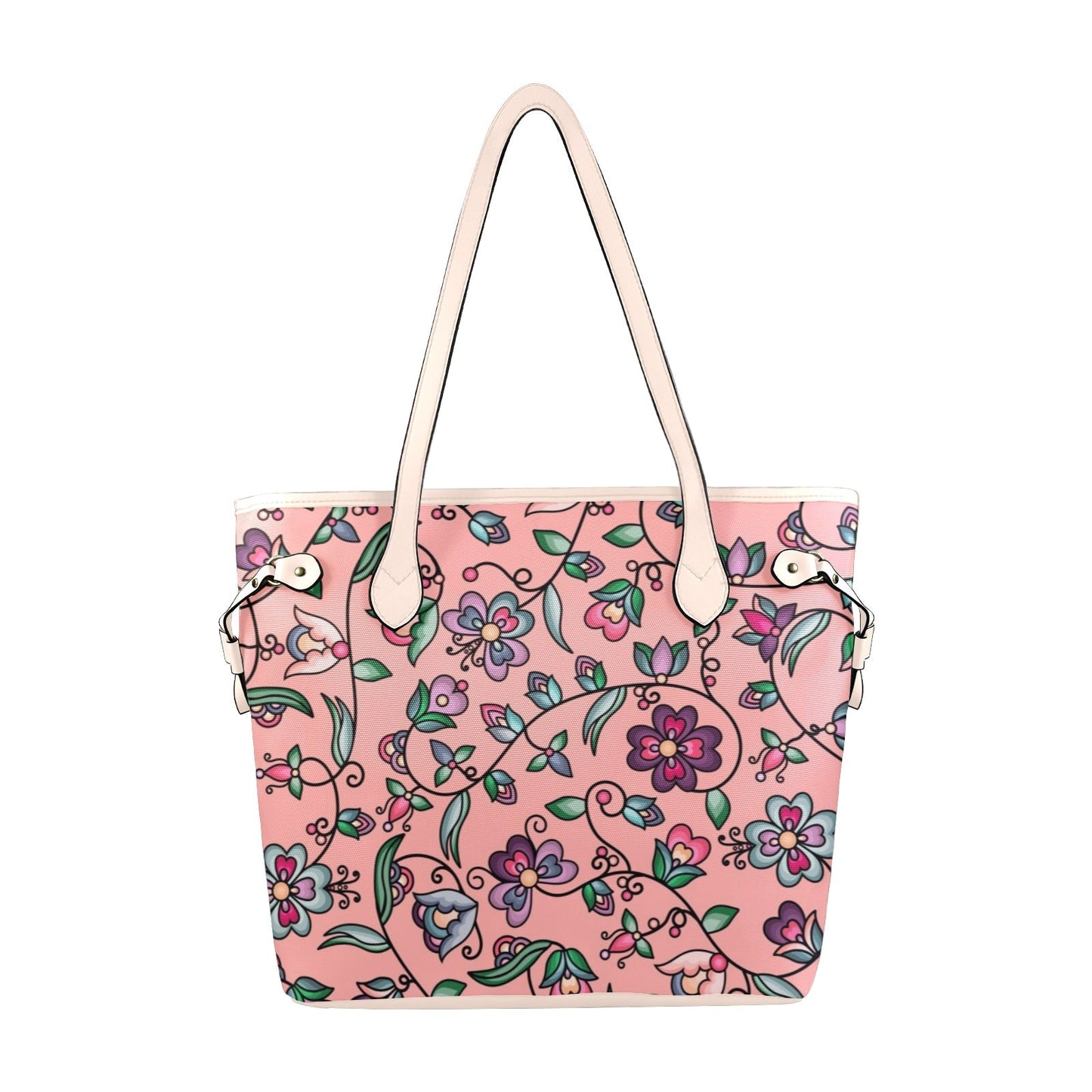 Amber Evening Garland Clover Canvas Tote