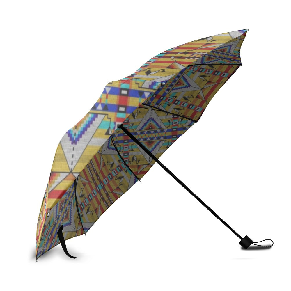Medicine Blessing Yellow Foldable Umbrella