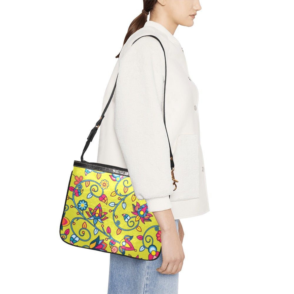 Thorny Path Yellow Small Shoulder Bag