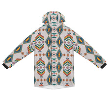 Load image into Gallery viewer, Travois Tipi Grey Unisex Sherpa Lined Hooded Coat
