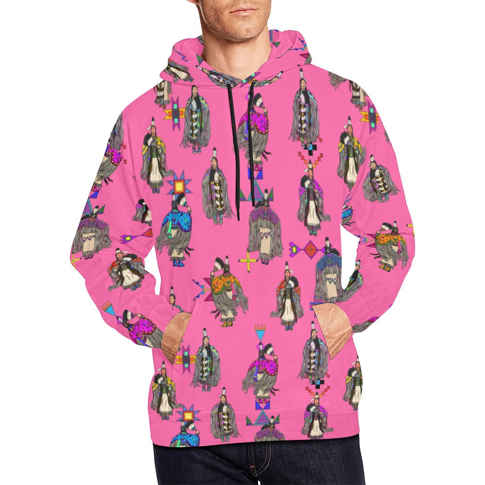 Women's Tradish Dancers Pink Hoodie for Men