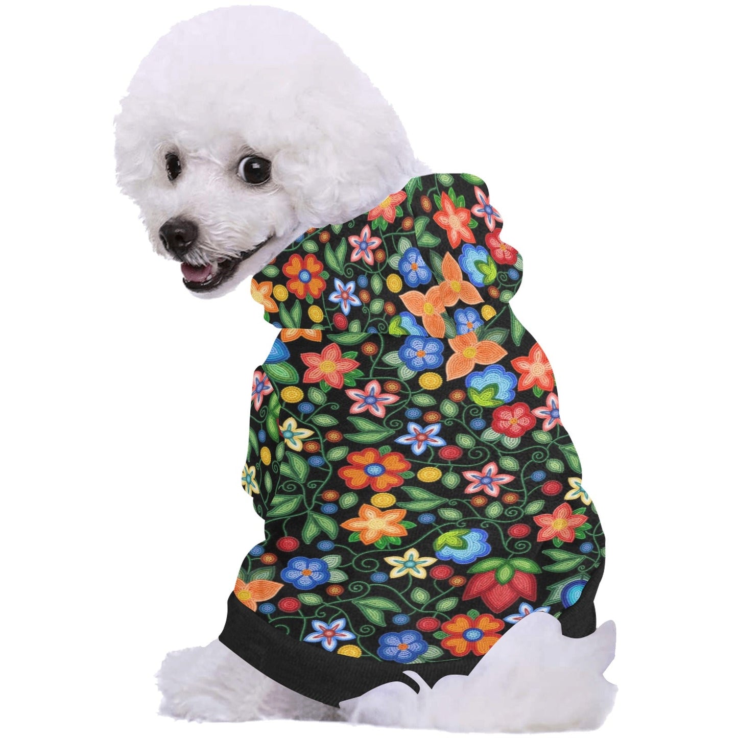 Morning Harmony Black Pet Hoodie