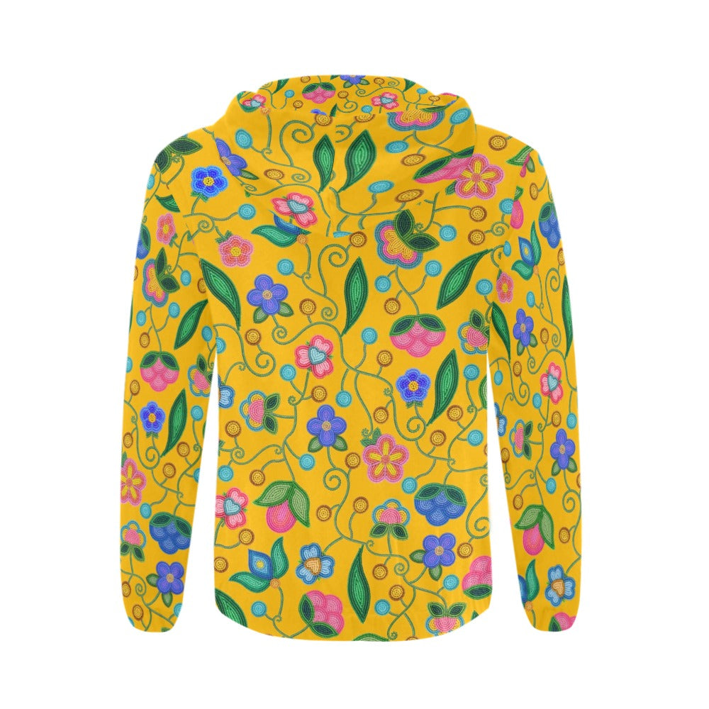 Skyberry Serenade Yellow Zip Hoodie
