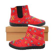 Load image into Gallery viewer, Rainy Chief Rainbow Red Men&#39;s Padded Winter Boot
