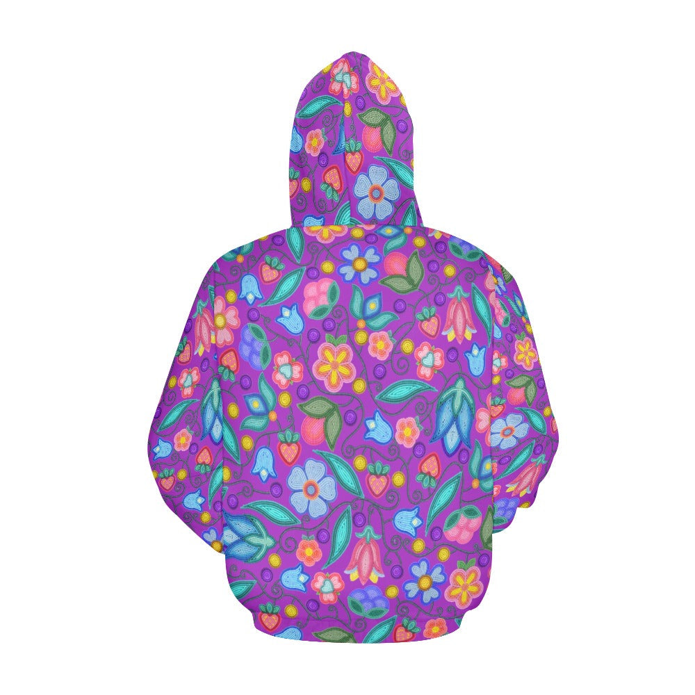 Sweet Offering Purple Hoodie for Men