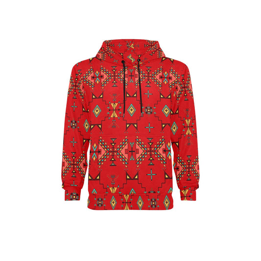Thunder Flight Red Fleece Hoodie