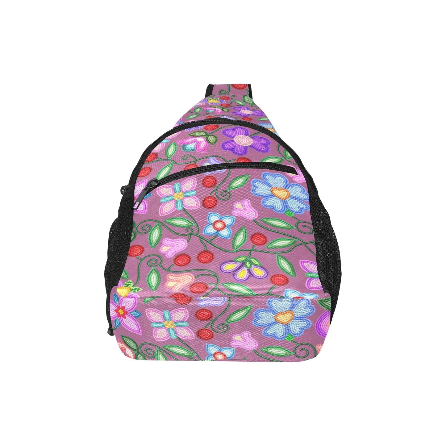 Petal Harmony Dusty Rose Chest Bag