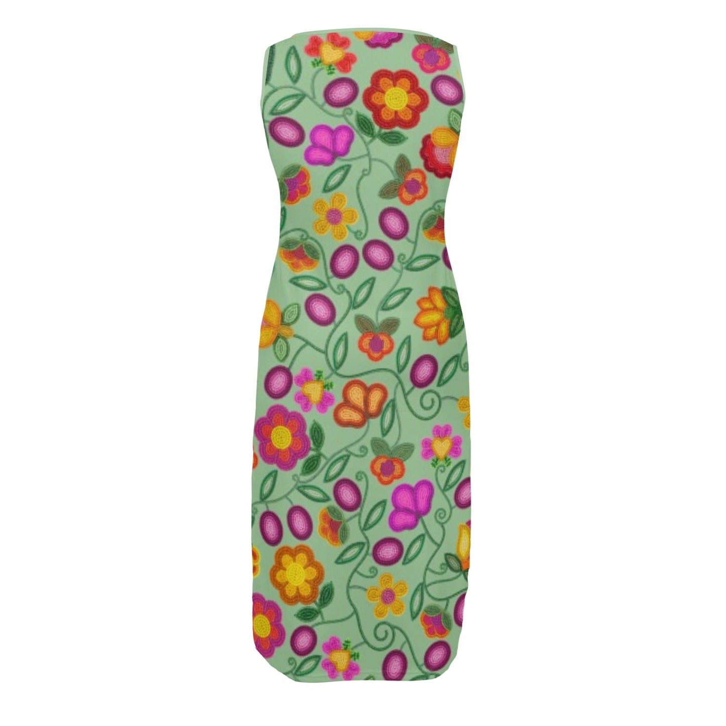 Boreal Bounty Green Phaedra Dress