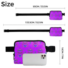 Load image into Gallery viewer, Dakota Damask Purple Belt Bag
