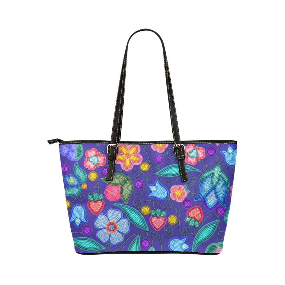 Sweet Offering Indigo Leather Tote