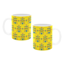 Load image into Gallery viewer, Dakota Damask Yellow Mug
