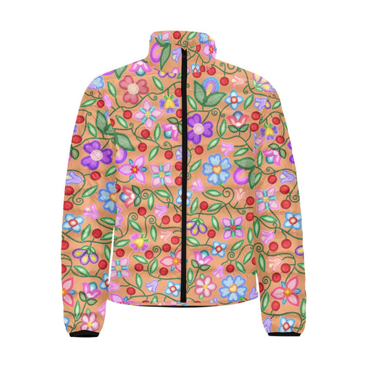 Petal Harmony Terracotta Padded Jacket
