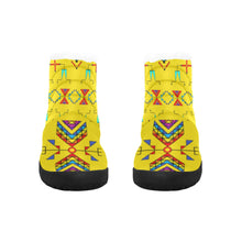 Load image into Gallery viewer, Rainbow Chief Rainbow Yellow Women&#39;s Padded Winter Boot
