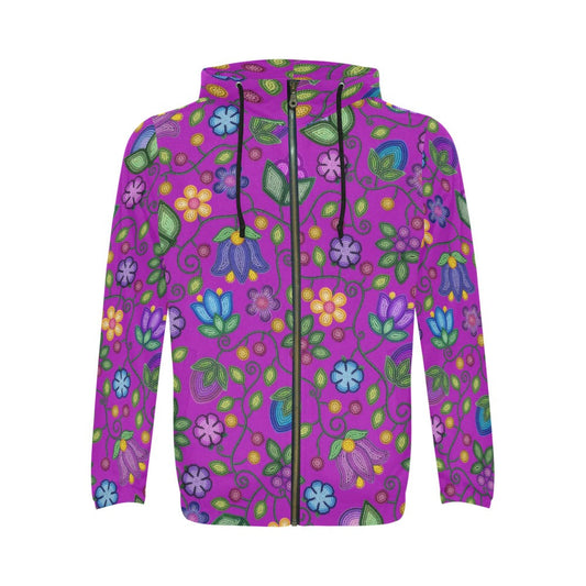 Bloom Uplift Purple Zip Hoodie