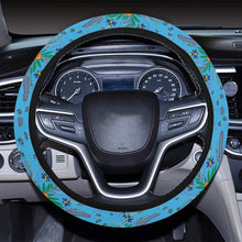 Load image into Gallery viewer, Willow Bee Saphire Steering Wheel Cover with Elastic Edge
