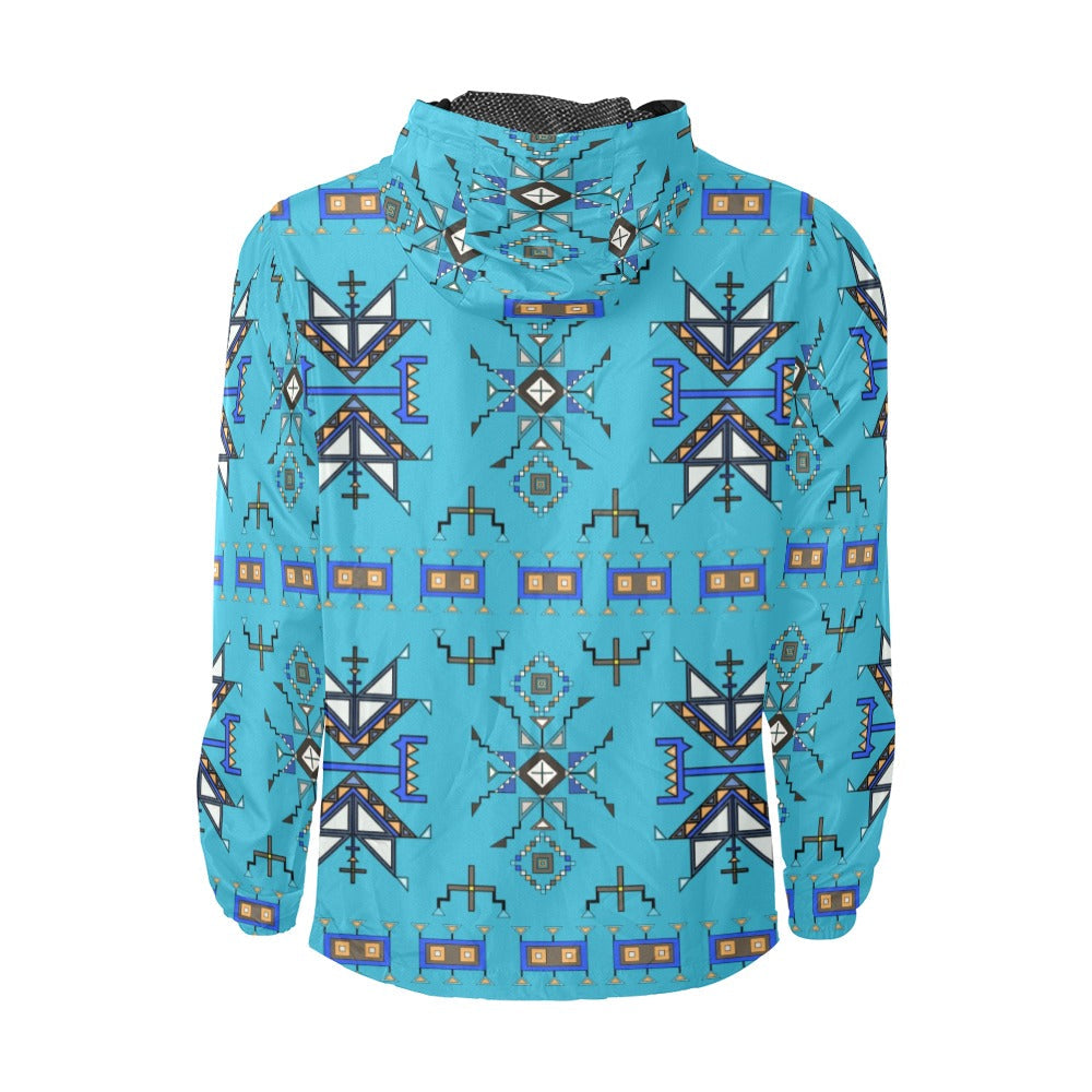 Eagle Strike Blue Men's Windbreaker