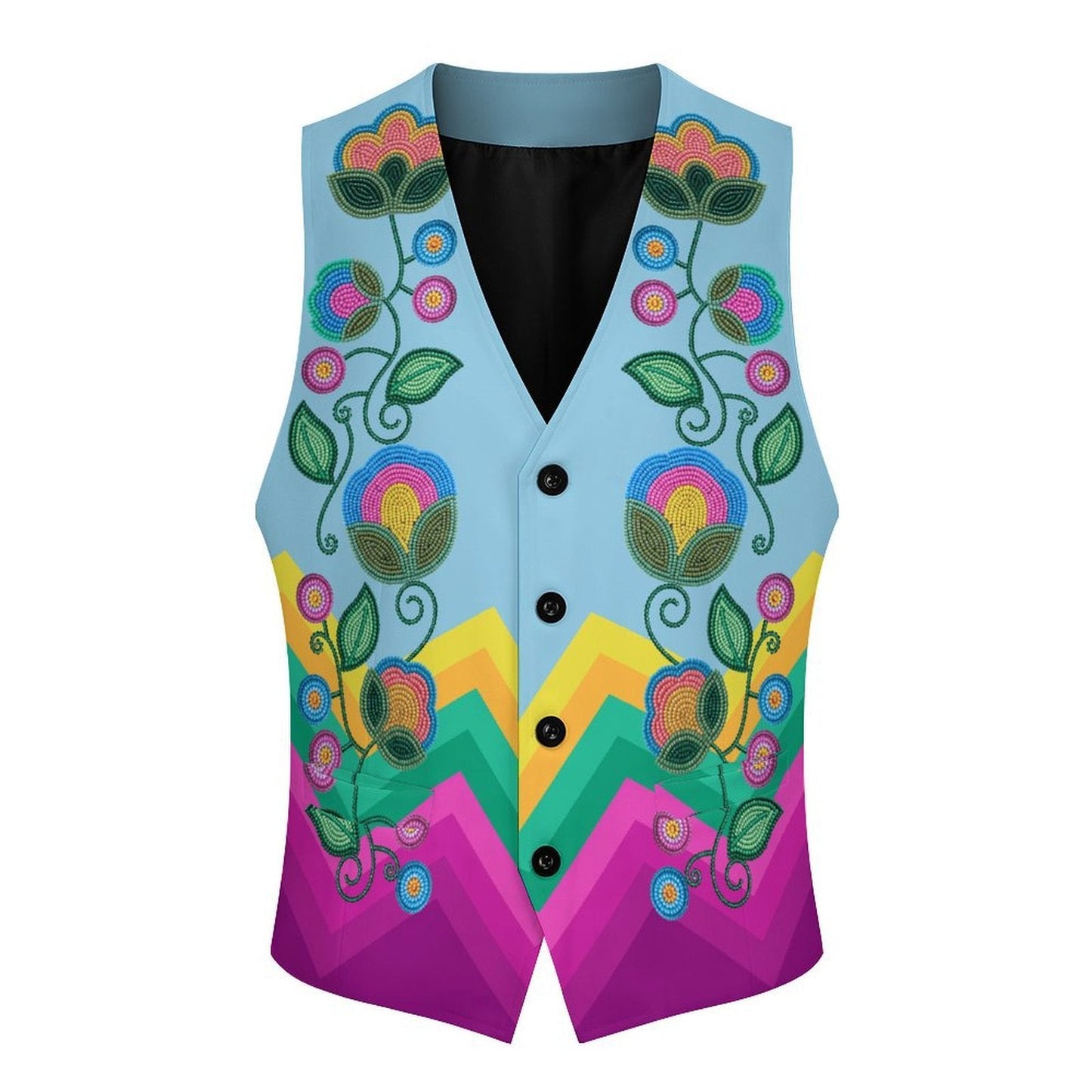 Turquoise Sunbeam Women's Sleeveless Suit Vest