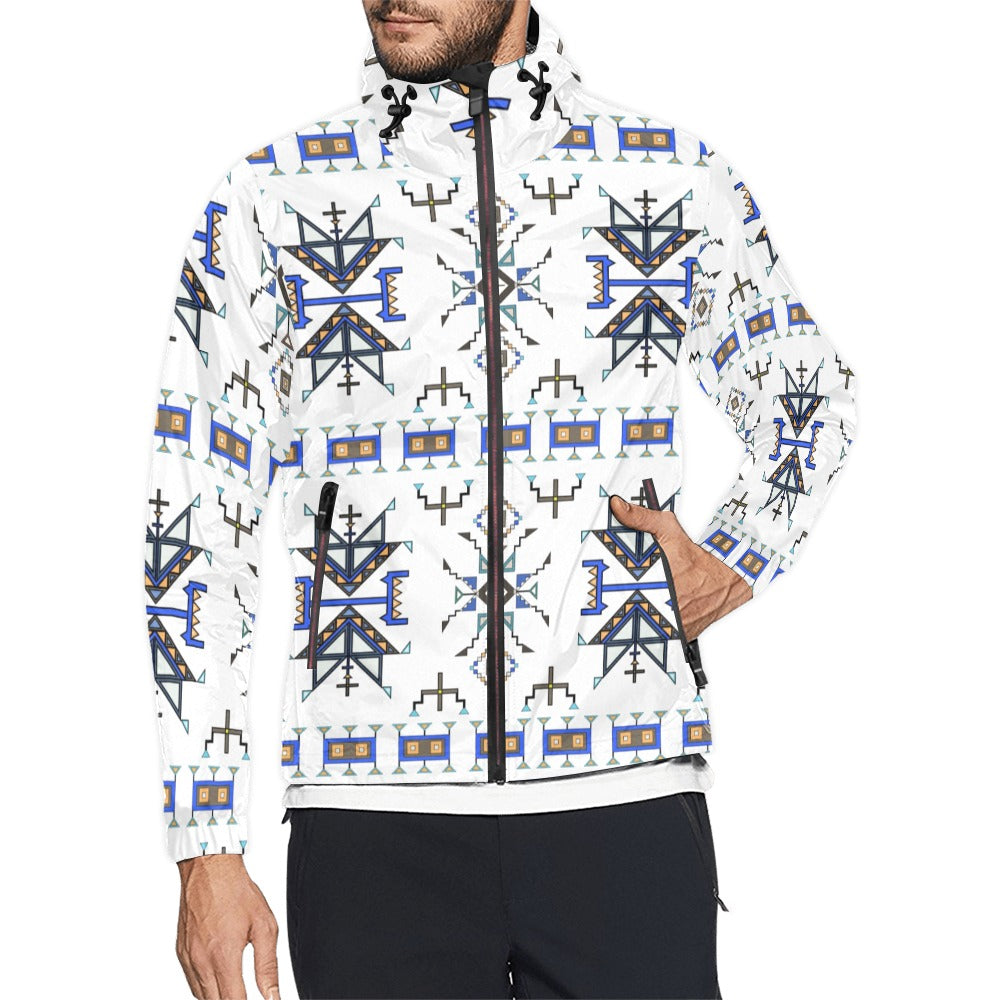 Eagle Strike White Men's Windbreaker