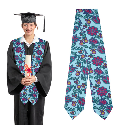 Beaded Nouveau Marine Graduation Stole