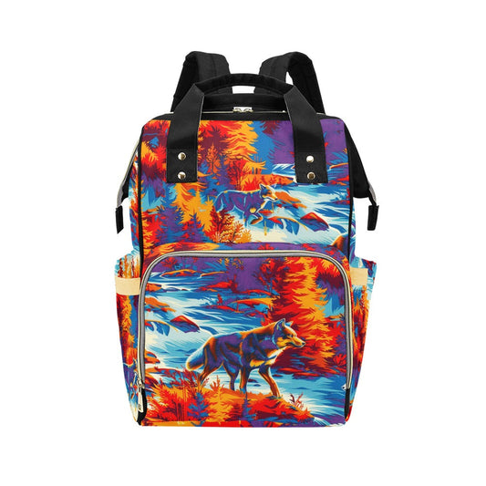 Hunting Wolves II Diaper Bag