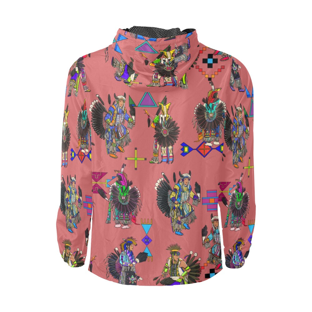 Men's Tradish Dancers Terra Cotta Men's Windbreaker